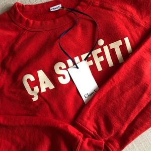 Clare V. Ça Suffit Sweatshirt